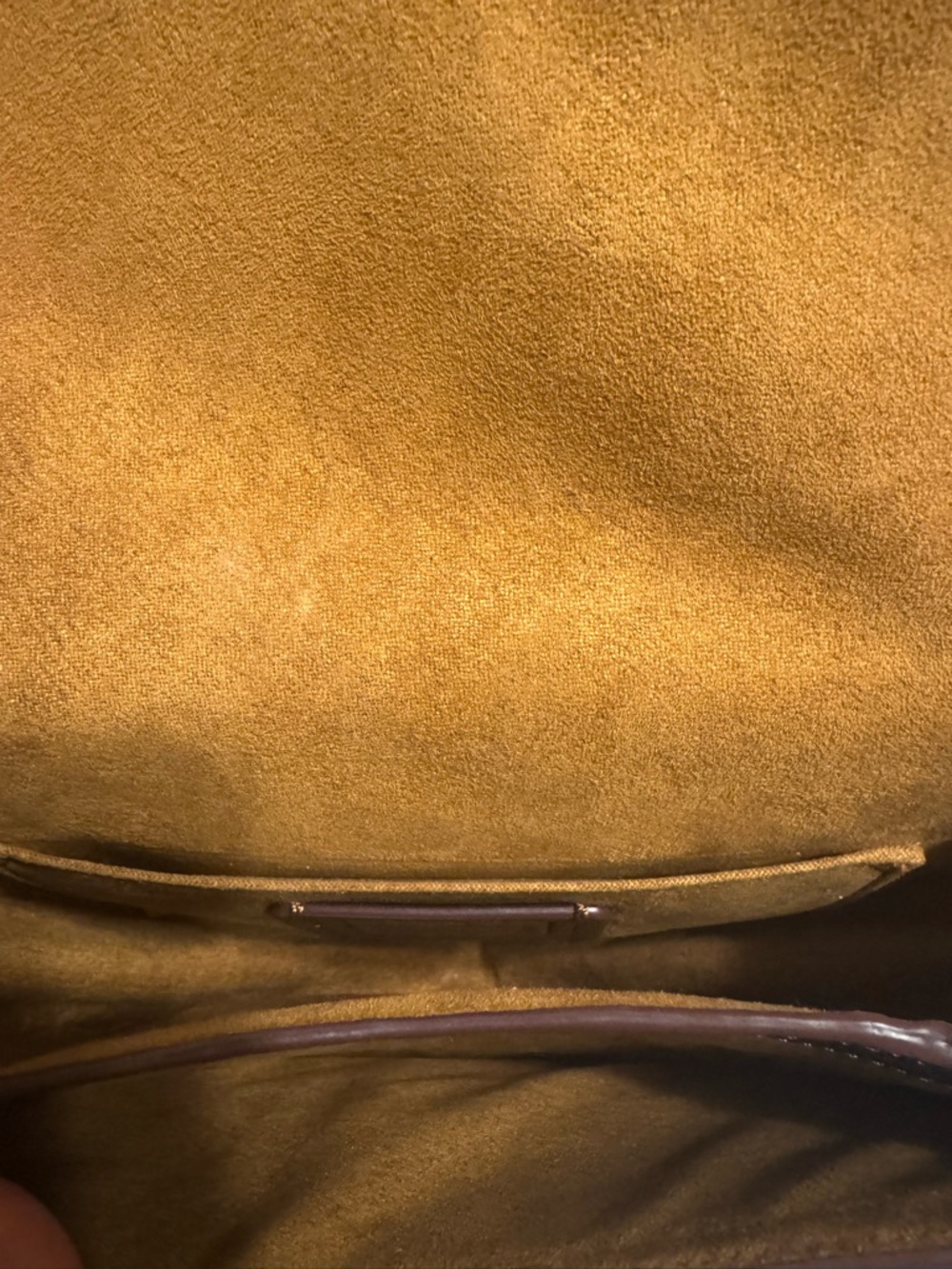 Classic Women's Shoulder Bag in Mustard